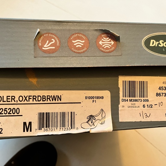 Dr.Scholls size 6.5 Brown Suade lace up, - Picture 3 of 6